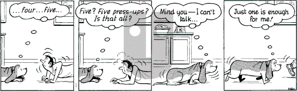Fred Basset on Monday April 21, 2003 Comic Strip