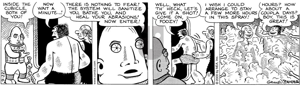 Alley Oop - Friday September 22, 2000 Comic Strip