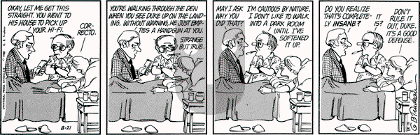 Doonesbury on Friday August 21, 1981 Comic Strip