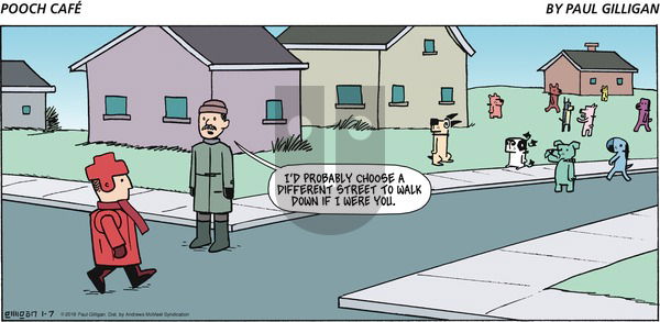 Pooch Cafe on Sunday January 7, 2018 Comic Strip