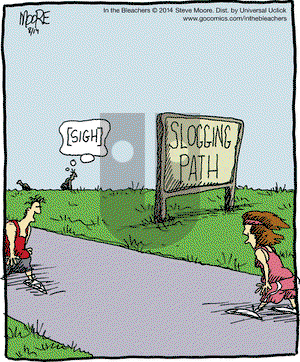 In the Bleachers on Thursday August 14, 2014 Comic Strip