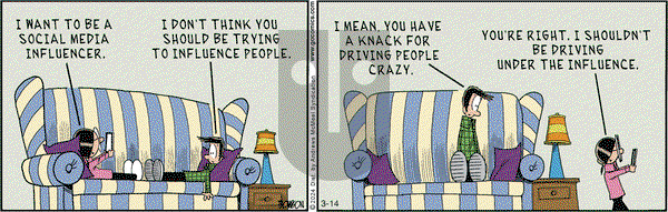 Grand Avenue on Thursday March 14, 2024 Comic Strip