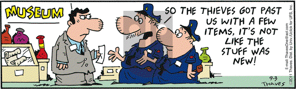 Frank and Ernest on Saturday September 3, 2011 Comic Strip