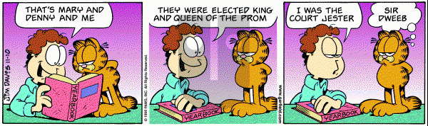 Garfield on Tuesday November 10, 1998 Comic Strip