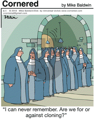 Cornered on Monday April 1, 2013 Comic Strip