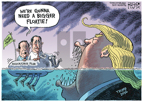 Rob Rogers on Thursday April 28, 2016 Comic Strip