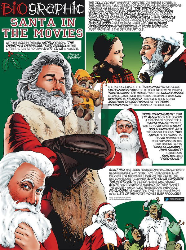 Biographic on Sunday December 23, 2018 Comic Strip