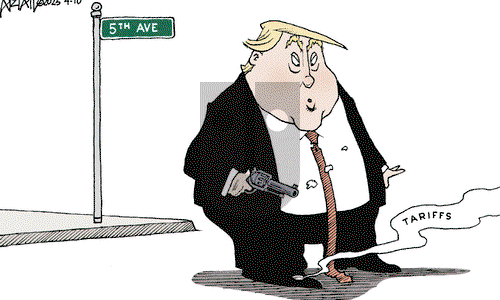 Robert Ariail - Thursday April 10, 2025 Comic Strip