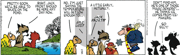 Over the Hedge on Tuesday November 5, 2013 Comic Strip