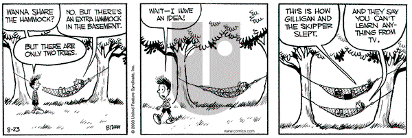 Grand Avenue on Saturday August 23, 2003 Comic Strip