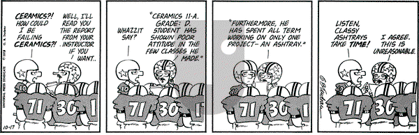 Doonesbury on Wednesday October 17, 1973 Comic Strip