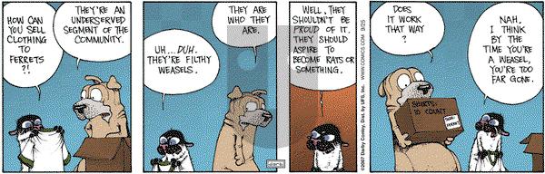 Get Fuzzy on Tuesday September 25, 2007 Comic Strip