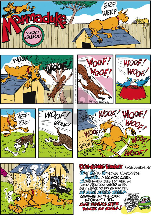 Marmaduke on Sunday May 18, 2014 Comic Strip