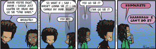 The Boondocks - Wednesday May 22, 2002 Comic Strip