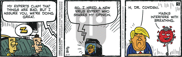 La Cucaracha on Tuesday August 18, 2020 Comic Strip