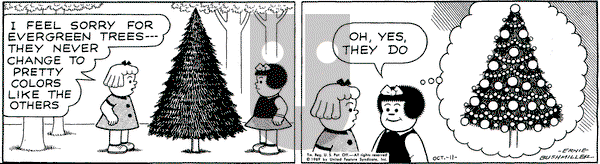 Nancy on Saturday February 17, 2001 Comic Strip