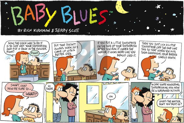 Baby Blues on Sunday December 14, 2003 Comic Strip