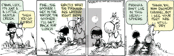 Non Sequitur on Sunday July 20, 2003 Comic Strip