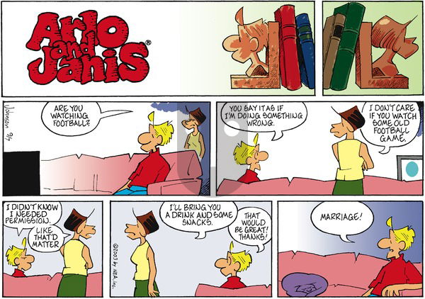 Arlo and Janis on Sunday September 7, 2003 Comic Strip