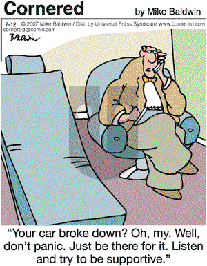 Cornered on Thursday July 12, 2007 Comic Strip