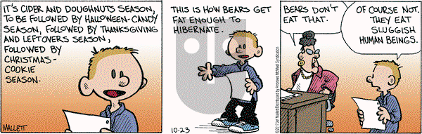 Frazz on Monday October 23, 2017 Comic Strip
