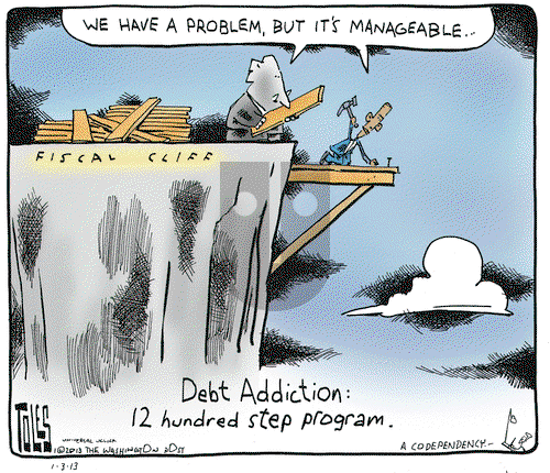 Tom Toles on Thursday January 3, 2013 Comic Strip