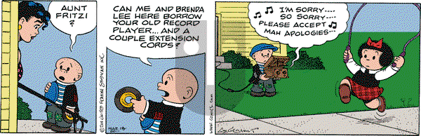 Nancy on Friday March 18, 2011 Comic Strip