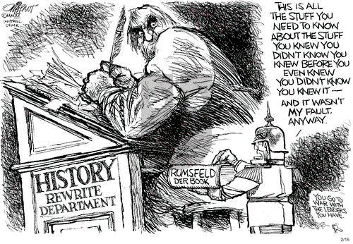 Pat Oliphant on Wednesday February 16, 2011 Comic Strip
