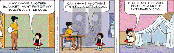 Nancy on Tuesday October 16, 2018 Comic Strip