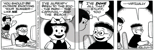 Nancy on Friday July 15, 2005 Comic Strip