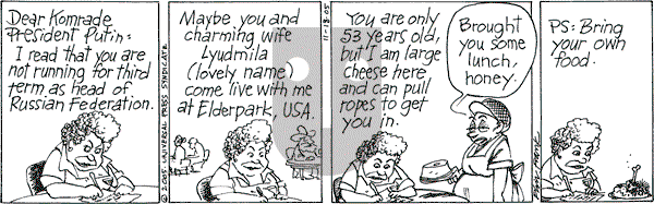 The Elderberries on Friday November 18, 2005 Comic Strip
