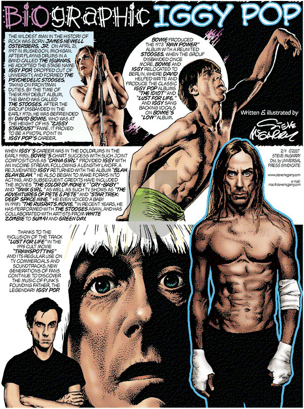 Biographic on Sunday February 11, 2007 Comic Strip