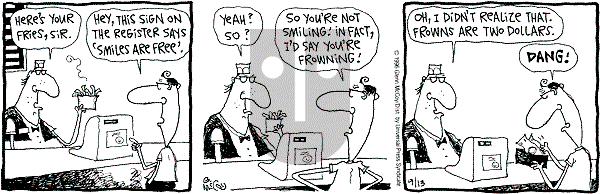 The Duplex on Friday September 13, 1996 Comic Strip