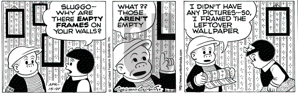 Nancy on Tuesday April 15, 1997 Comic Strip