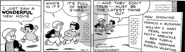 Nancy Classics on Wednesday February 25, 2015 Comic Strip