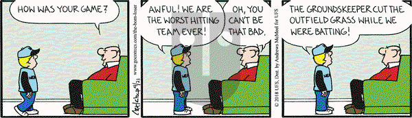 The Born Loser on Saturday April 21, 2018 Comic Strip