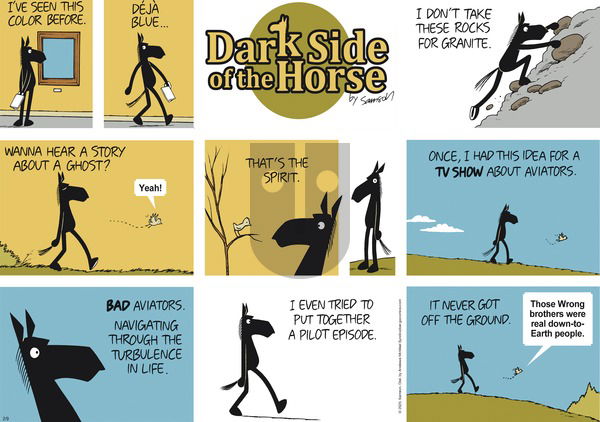 Dark Side of the Horse - Sunday February 9, 2025 Comic Strip