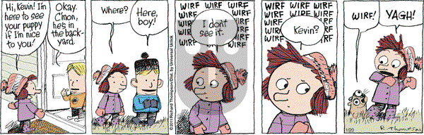 Cul de Sac on Wednesday January 20, 2016 Comic Strip