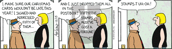 The Born Loser on Wednesday December 15, 2010 Comic Strip