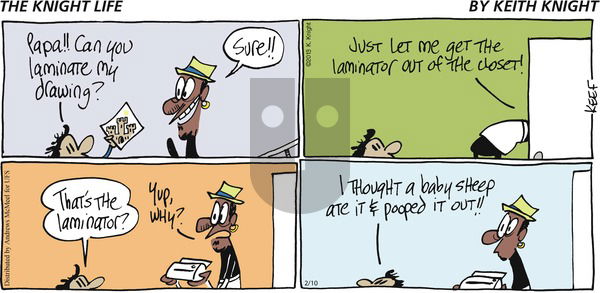 The Knight Life on Sunday February 10, 2019 Comic Strip