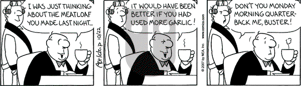 The Born Loser on Monday October 22, 2007 Comic Strip
