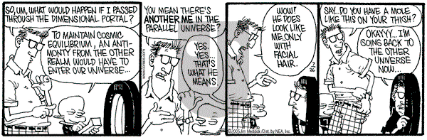 Monty on Tuesday July 26, 2005 Comic Strip