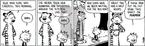 Calvin and Hobbes - Monday September 5, 1994 Comic Strip