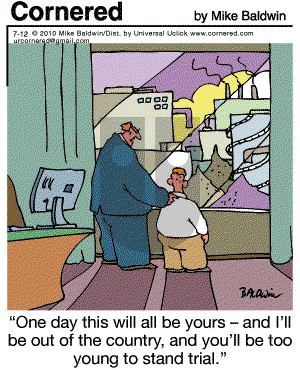 Cornered - Monday July 12, 2010 Comic Strip