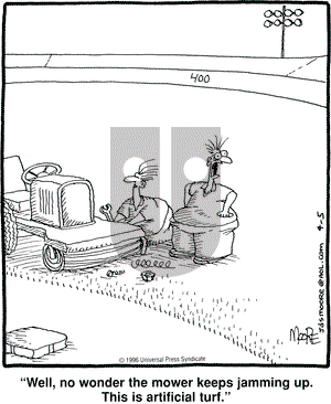 In the Bleachers on Friday April 5, 1996 Comic Strip