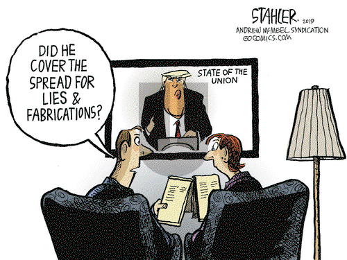 Jeff Stahler on Wednesday February 6, 2019 Comic Strip