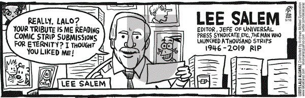 La Cucaracha on Monday September 16, 2019 Comic Strip