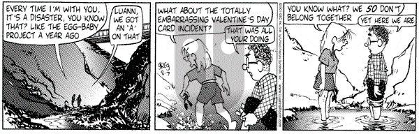 Luann on Tuesday August 7, 2001 Comic Strip