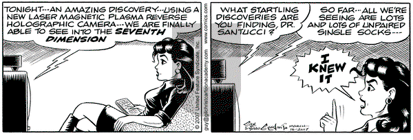 Nancy on Friday March 16, 2007 Comic Strip