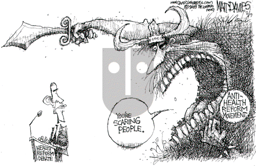 Matt Davies on Monday August 10, 2009 Comic Strip